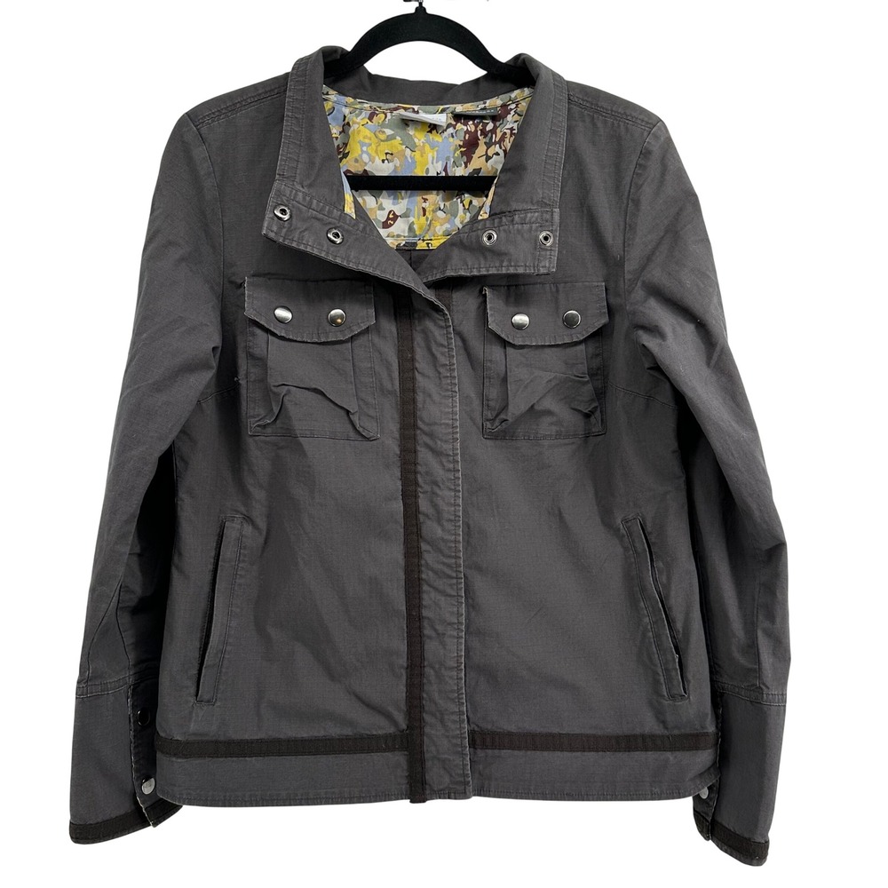 Columbia Sportswear Company Womens Utility Jacket L Gray Sun Protection Outdoorf